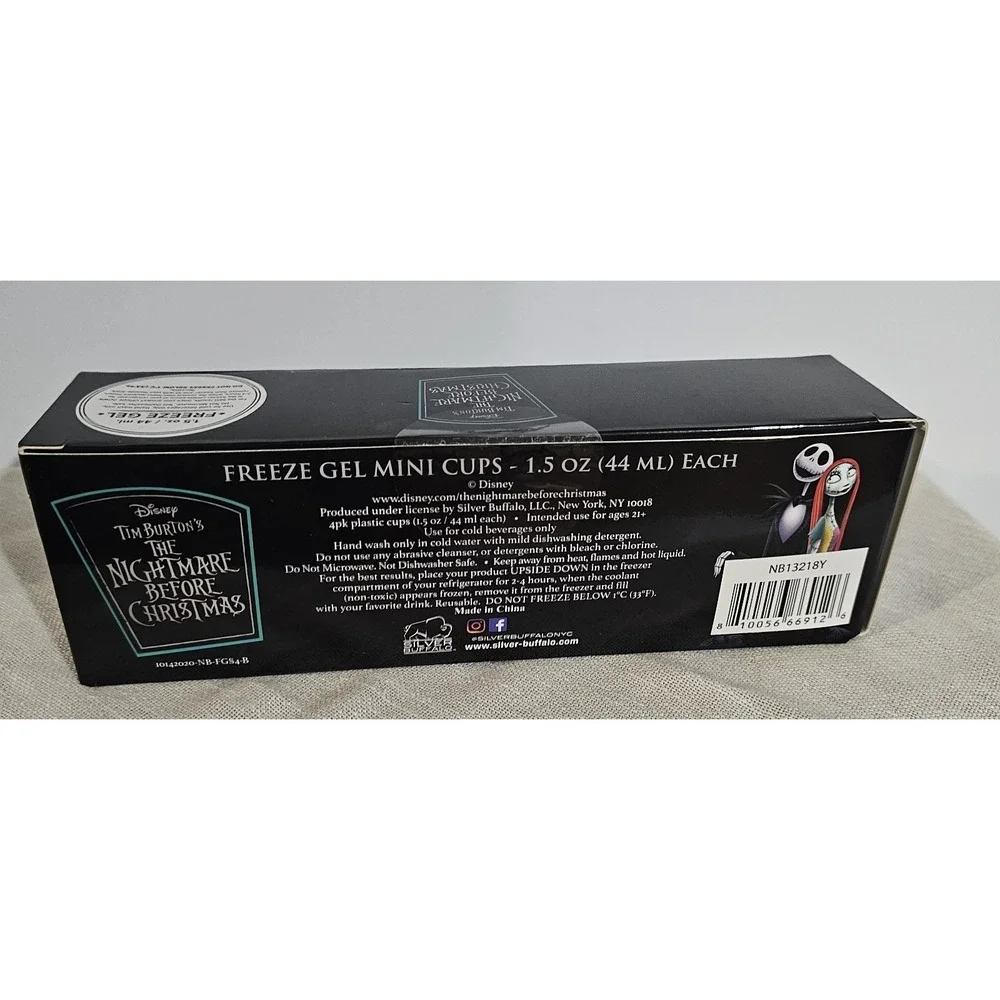 Disney's The Nightmare Before Christmas Freeze Gel Mini Cup Set